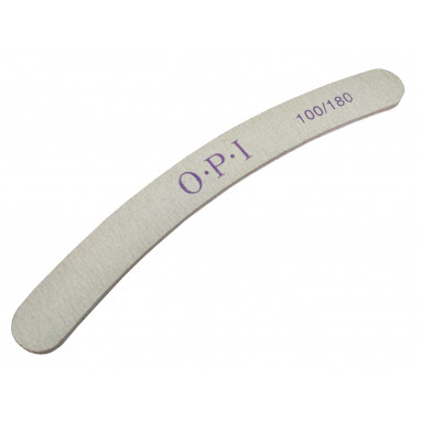 Пилка бумеранг серая O.P.I  100/180 грит